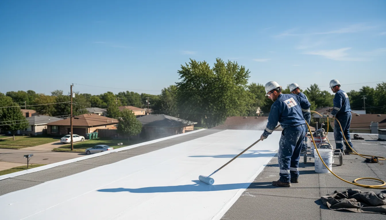 Commercial roof coating in Cedarville, WV near me